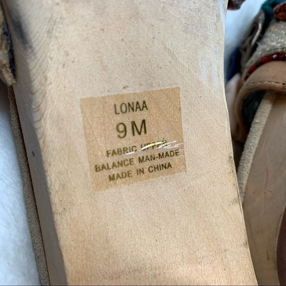 Steve Madden Lonaa Canvas Flower Heels RARE 9 - Picture 7 of 7